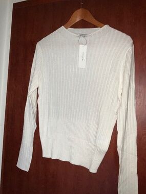 Banana Republic merino ribbed knit-NEW-large